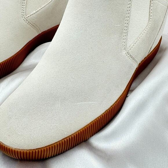 Sorel Out N About Wedge II White Waterproof Slip-On Shoes Booties Women Size 7 - Picture 12 of 16